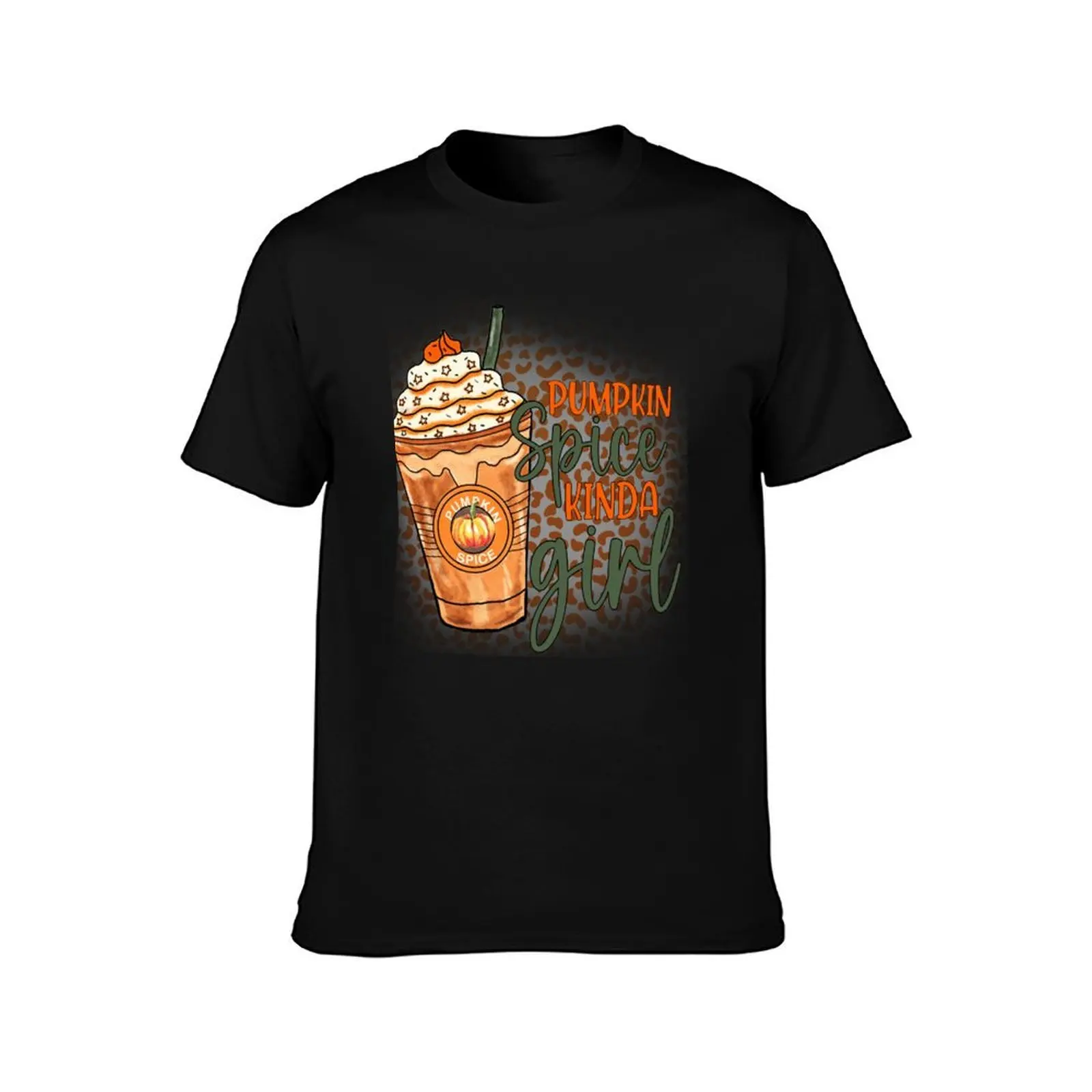 Pumpkin Spice kinda girl T-Shirt Large Size Breathable Tee T-Shirt