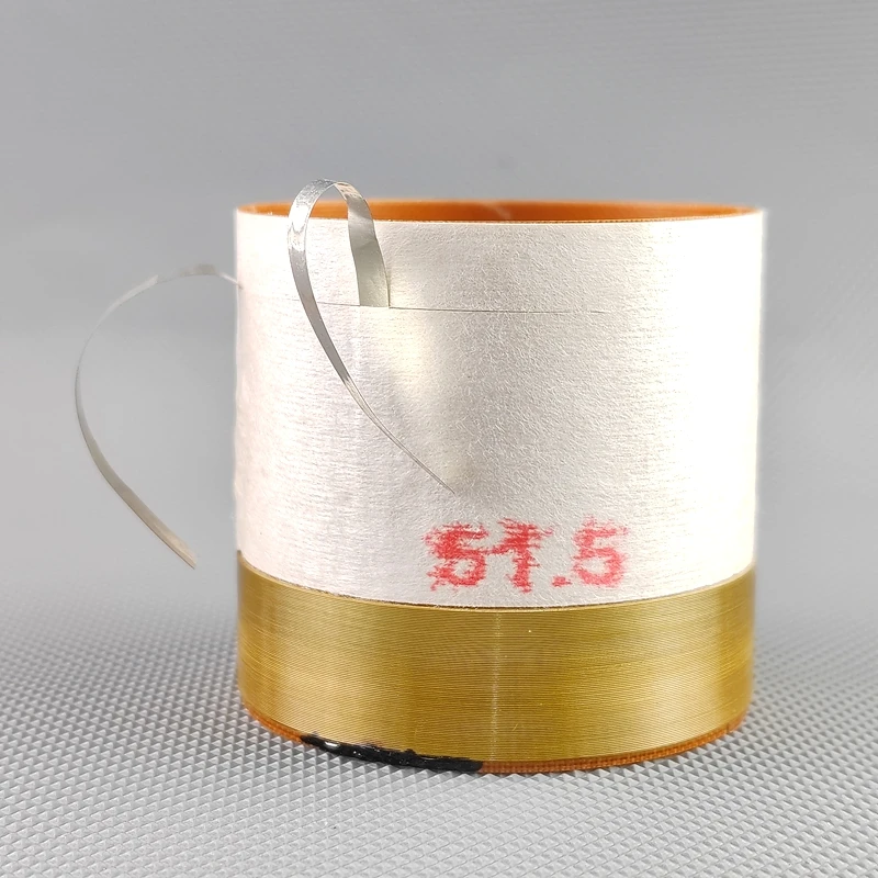 1 Pcs  51.5mm 8 Ohm Voice Coil Woofer Bass Speaker Pure Aluminium Flat Wire Imported Fiberglass Coil Height 50mm