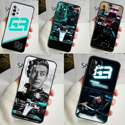 George Russell F1 Phone Case For Samsung Galaxy A53 A33 A13 A12 A32 A52 A14 A34 A54 A15 A25 A35 A55 A71 A51