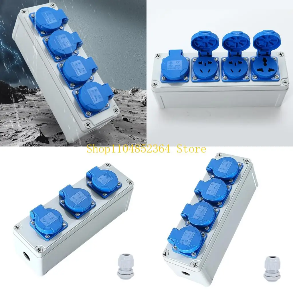 

652F 220V 10A. Распределитель питания на открытом воздухе.