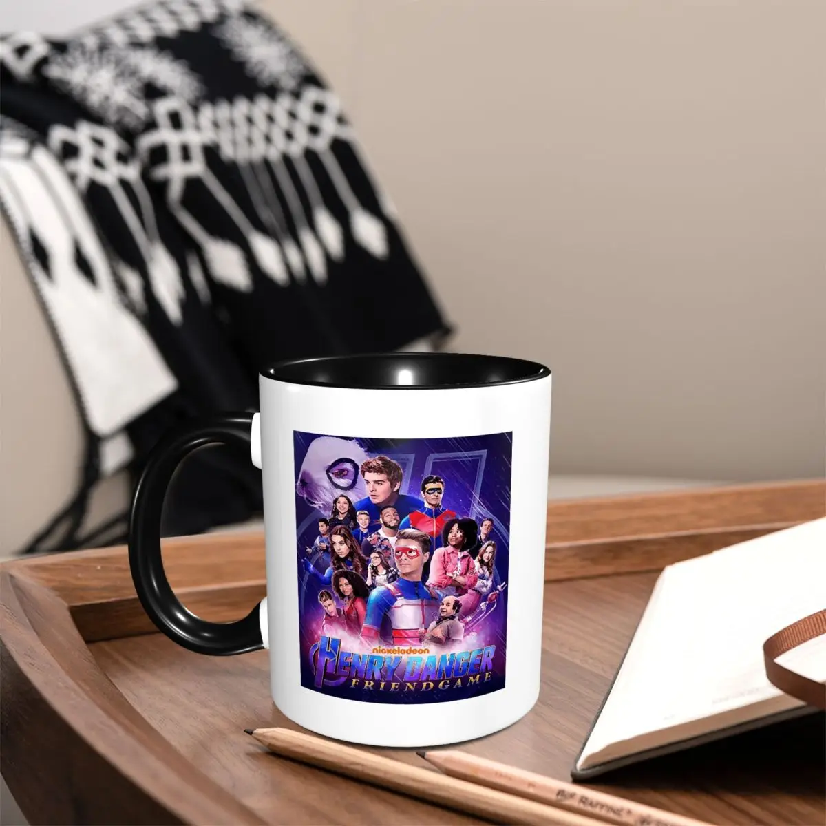 Captain Henry And Kid Danger Mug Funny Ceramic Coffee Cups Tea Mugs Milk Cup Drinkware Gifts for Woman Man