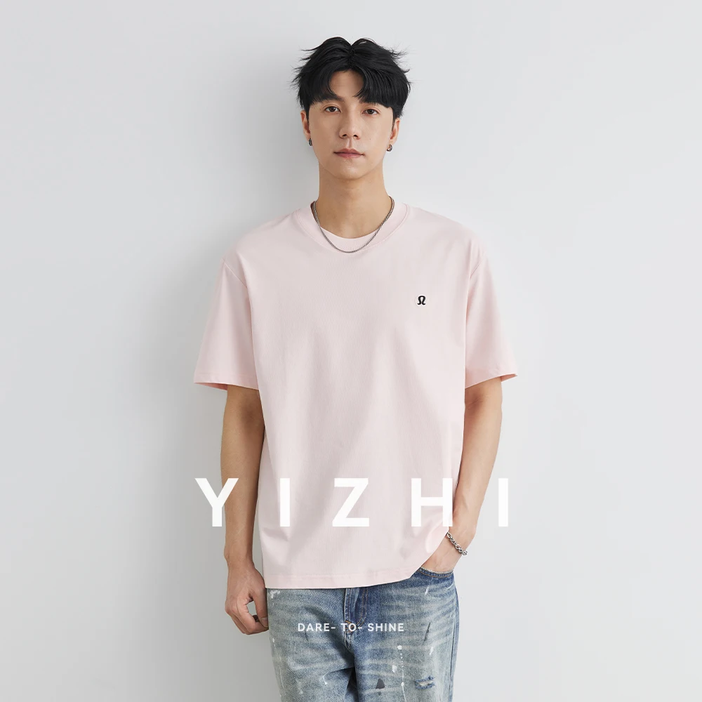 

Fashion Men's Embroidered Pattern Short Sleeve T-shirt 2025 Summer New Round Neck Loose Couple Clothes Bottoming Shirt Women