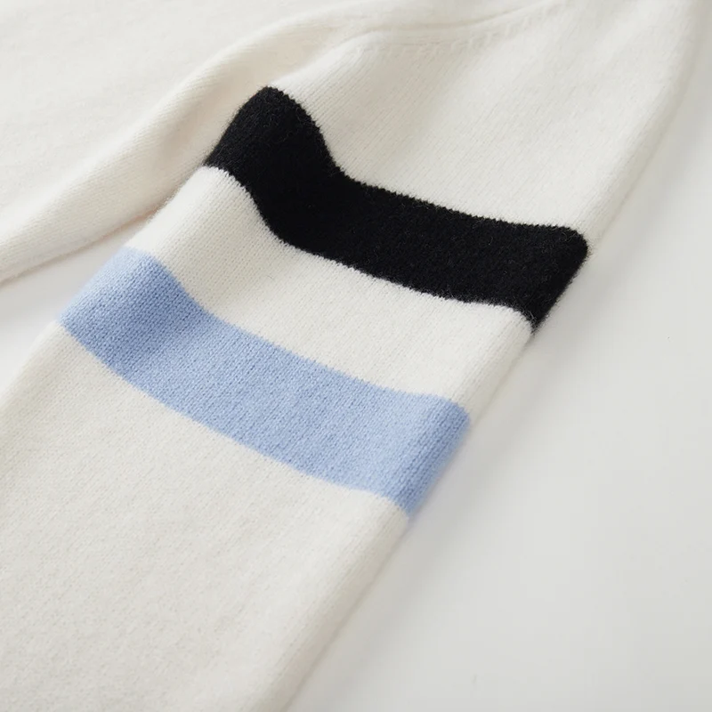 DjzDsm ฤดูใบไม้ร่วง/ฤดูหนาว 2025 ใหม่ 100%เสื้อกันหนาวขนสัตว์ผู้ชาย V คอหลวมเสื้อกันหนาวธุรกิจถักฐานแคชเมียร์