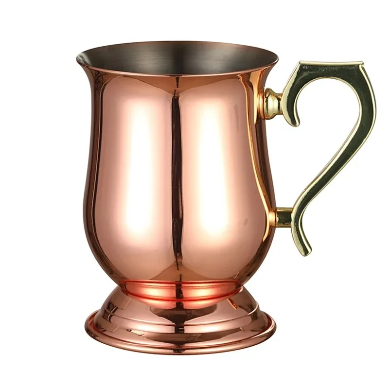 340ml Moscow Mule Mug Copper Plated Mug Blue Blazer Mugs Cocktail Mug