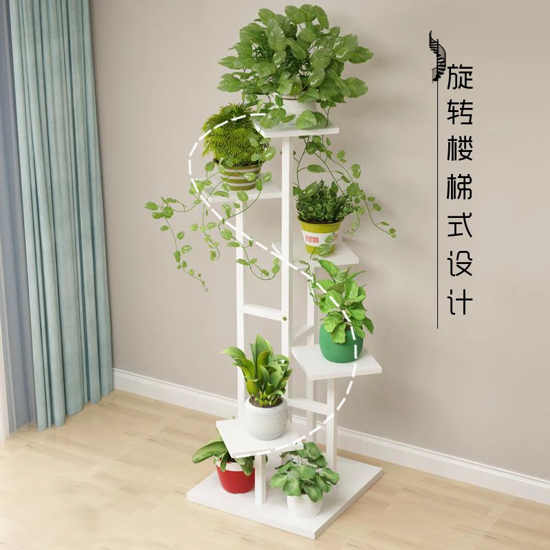 

Living Room Household Flower Shelf Multi-layer Indoor Stepped Space-saving Economical Flower Stand Home Flower Decorative Shelf