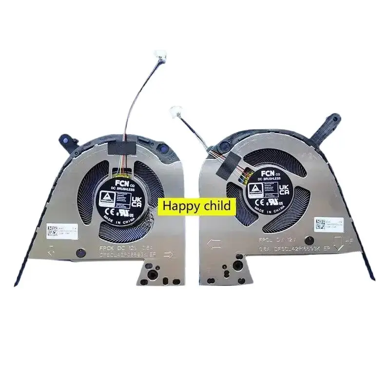 

WYORESY Original for Asus Vivobook Pro 15x OLED K6501Z K6501ZM 12V CPU+GPU COOLING FAN ^&^)
