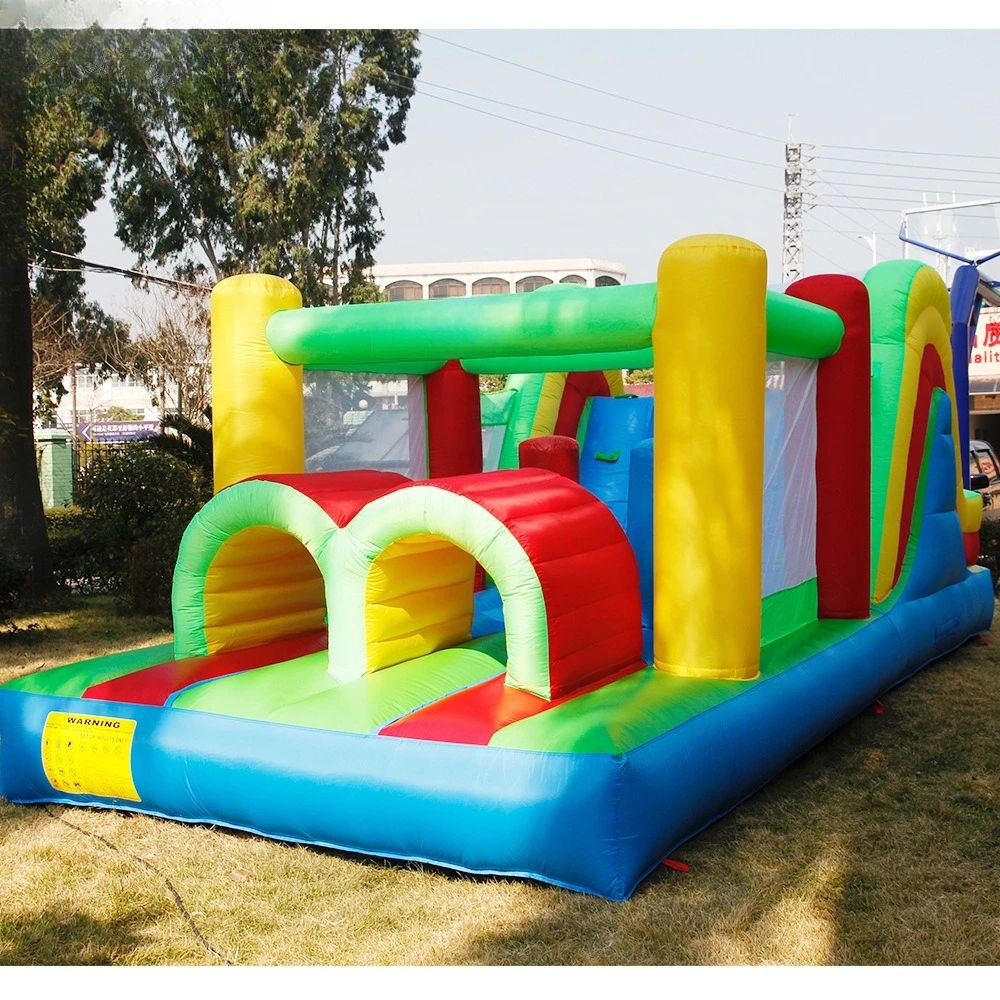 Large game facilities PVC inflatable, naughty castle jumping bed, pass the level and expand the inflatable type