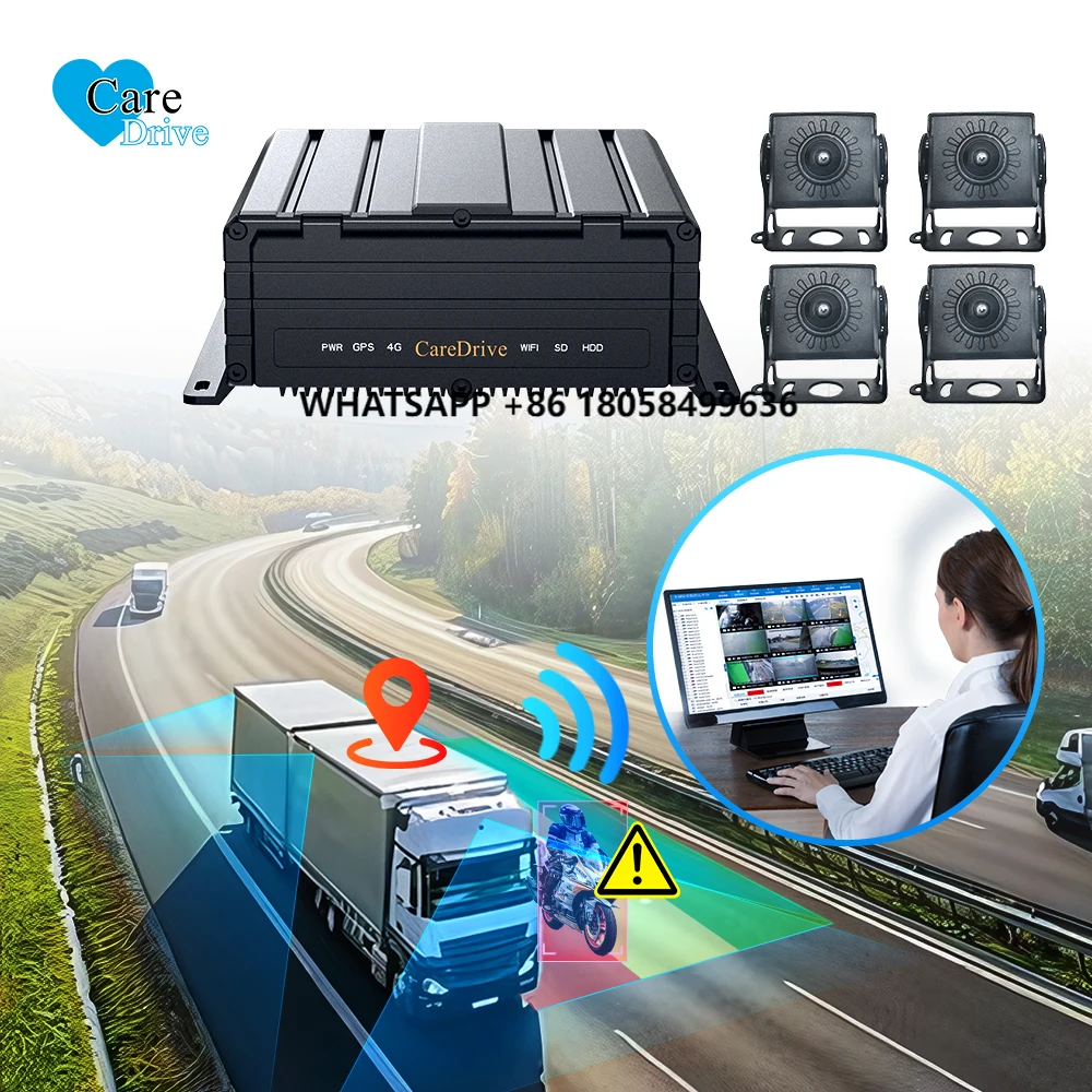 

"AI 1080P Safety Car Truck Blind Spot Pedestrian Detection Mnitor with GPS 3G/4G & Wi-Fi"