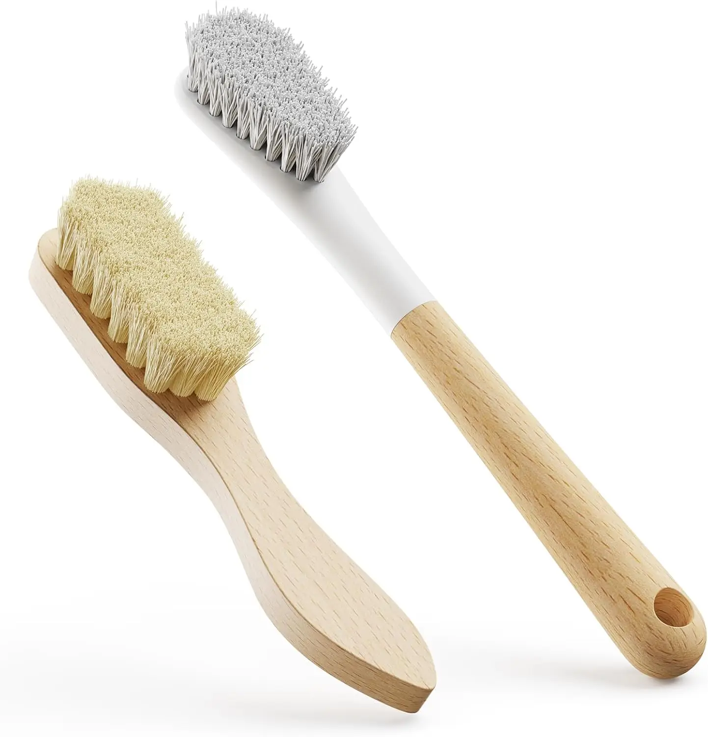 

Деревянная щетка для стирки, щетка для удаления пятен с длинной ручкой и мягкой щетиной для чистки одежды и обуви, портативная щетка для стирки.