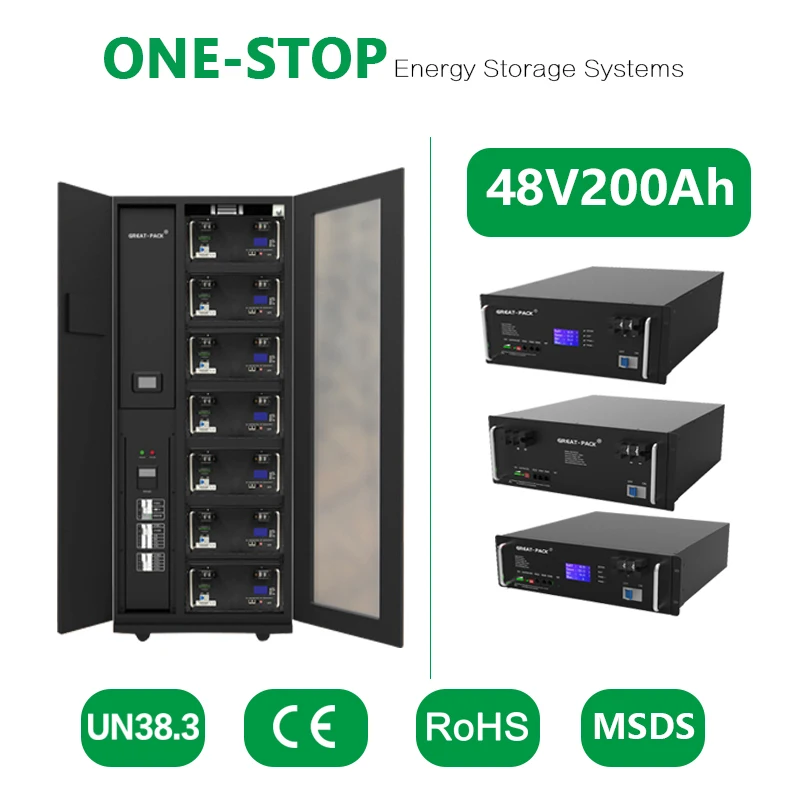 Imagem -04 - Household Power Energy Storage Battery 48v 50ah 100ah 200ah 10kwh Sistema Solar Ups Longa Vida Útil Grande Pacote Lifepo4