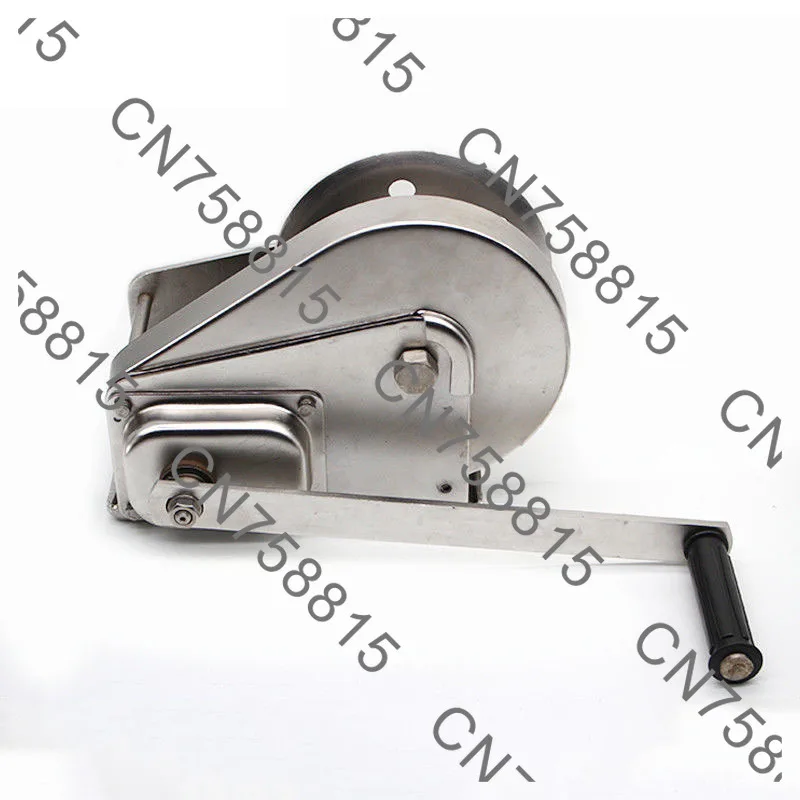 

Hand winch, 304 stainless steel two-way self-locking small household manual winch