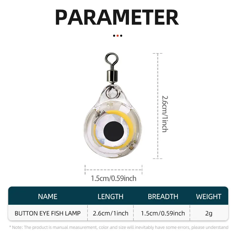 Mini luz LED intermitente para pesca submarina – Atractor lubina - imagen 2