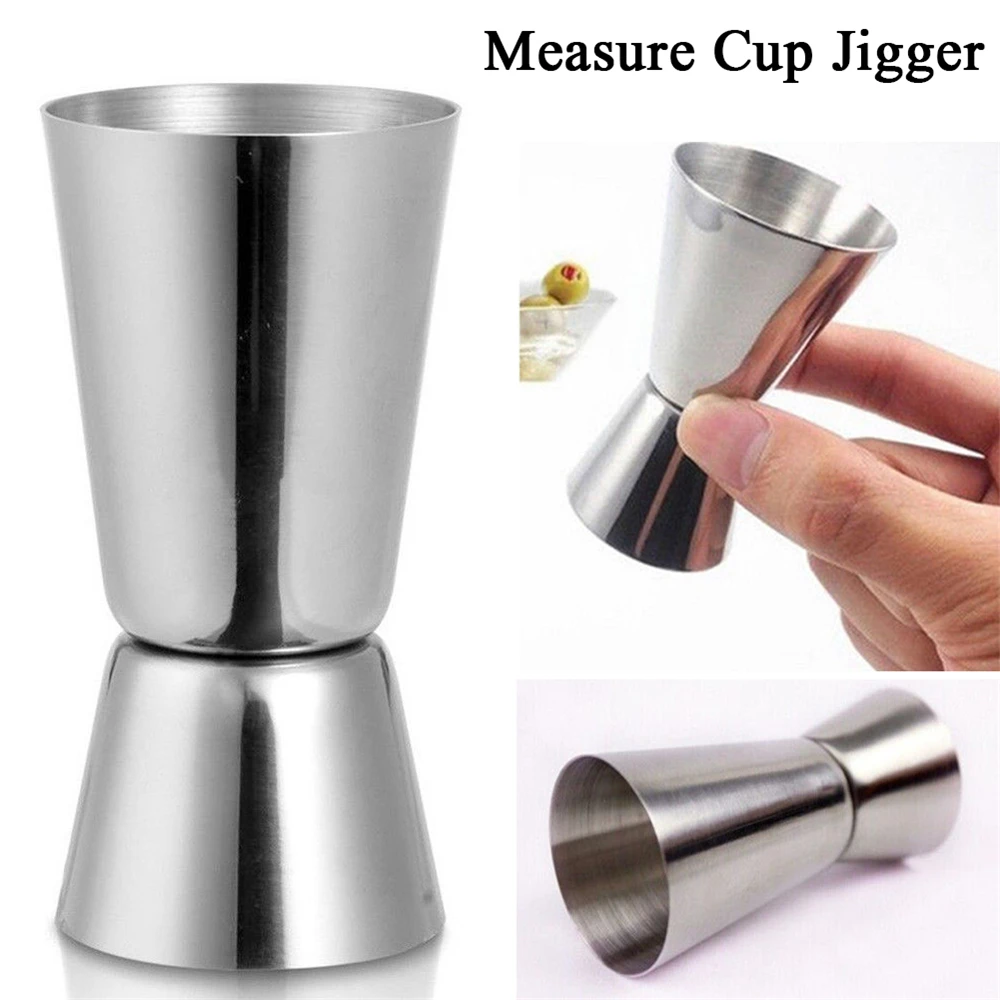 304 Stainless Steel Measuring Utensil 30/50ml Measuring Glass Bar Mixing Tools Accessories Cocktail Quantitative Oz. Glass