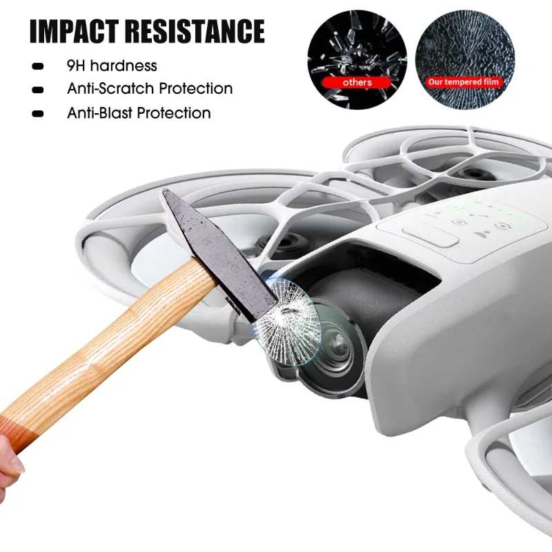 5/1Pcs For DJI Neo Drone Gimbal Clear Lens Protective Films Hardness Tempered Glass Anti-scratch Camera Protectors for DJI Neo