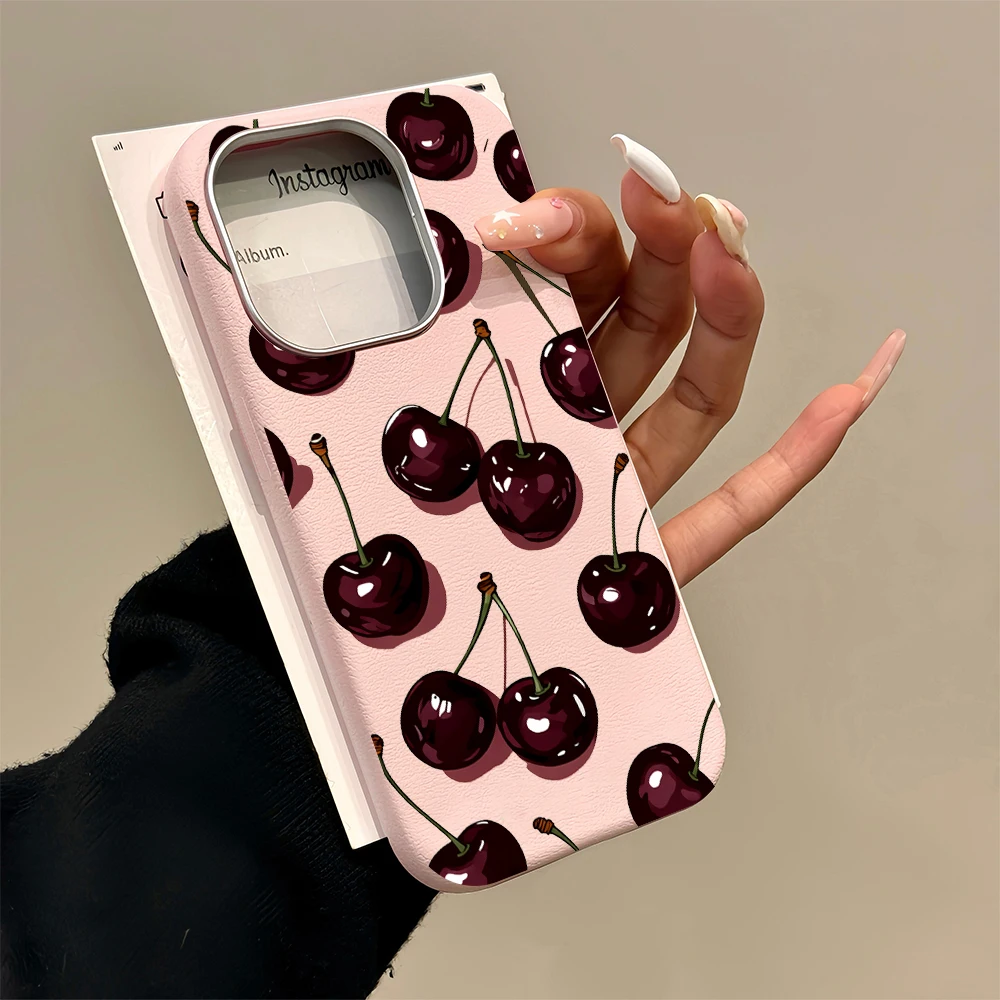 Kirschmuster-Handyhülle für Xiaomi Redmi Note 17 Pro Max Hüllen Redmi Mi 11 Lite 5G 14 15 14T 15T 13T Pro Leder Drop Coque – Detail 7