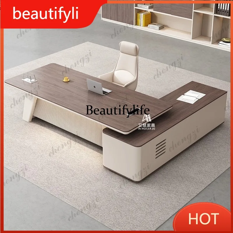 A139 Paint boss desk light luxury high sense modern class desk manager desk