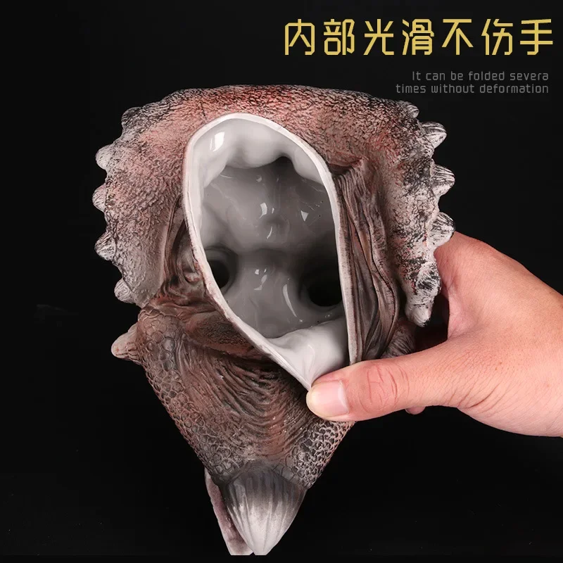 Shark Dinosaur Dog Hand Puppet Non-toxic Simulation Soft Animal Rubber Head Glove Puppets Funny Horror hand finger Toys For Kids