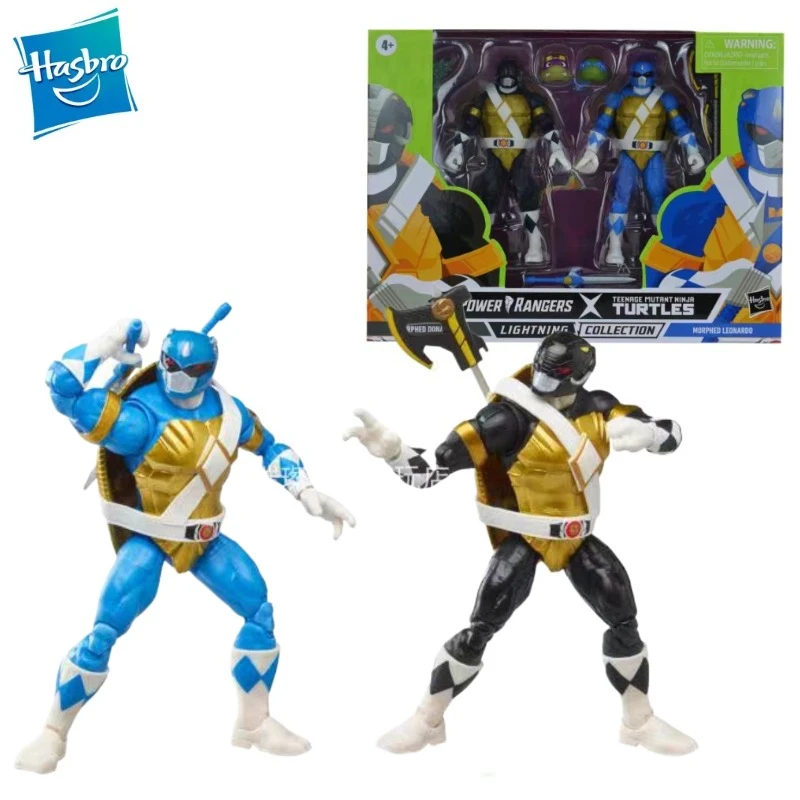 Nouvelle figurine originale Hasbro POWER RANGERS Teenage Mutant Ninja Turtles LIGHTNING COLLECTION MORPHED DONATELLO / LEONARDO