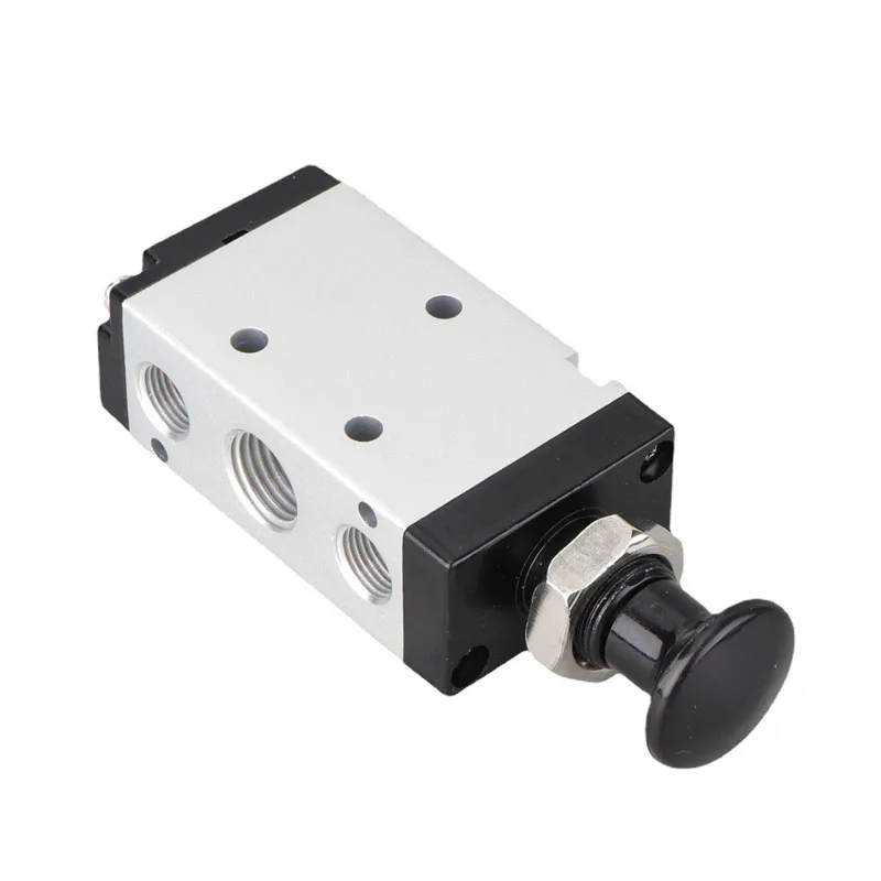 4R210-08  5 Port 2 Pos Hand Lever Operated Control Pneumatic Valve Manual switch valve push connector Muffler 4R310-10