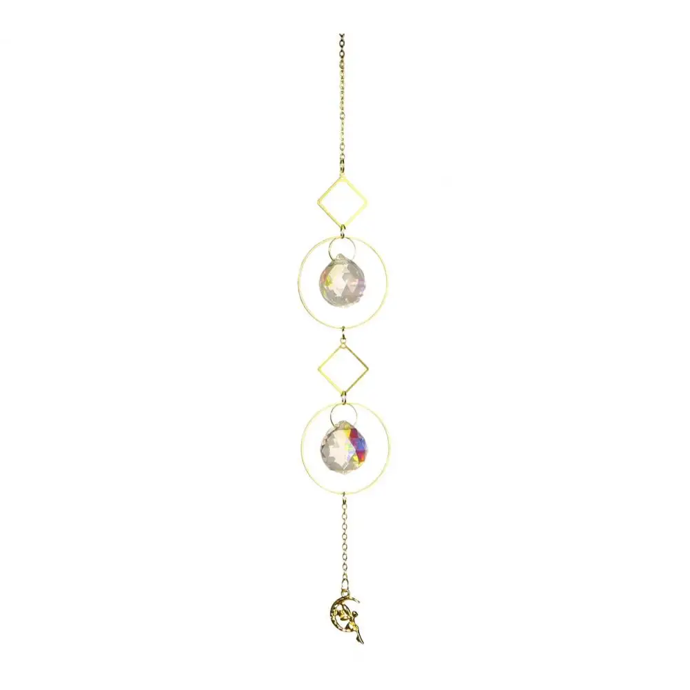 Scratch-free Sun Catcher Sun Catcher Window Decoration Faux Sun Catchers Prism Wind Chimes Rainbow Ornaments Hanging for Home