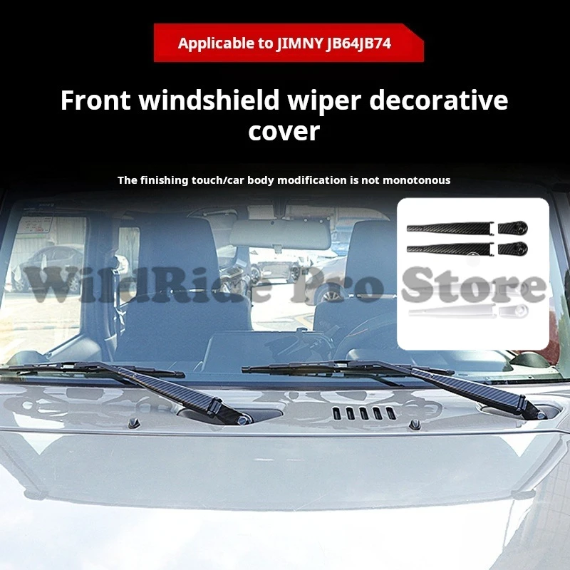 

For Suzuki Jimny JB64/JB74 2018+ Silver Windshield Wiper Trim Cover Decorative Accessory