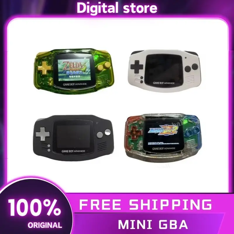 Mini GBA Handheld Game Console 240*160 Display Resolution Custom Portable Game Console IPS screen Battery Life Of 2.5 Hours Gift