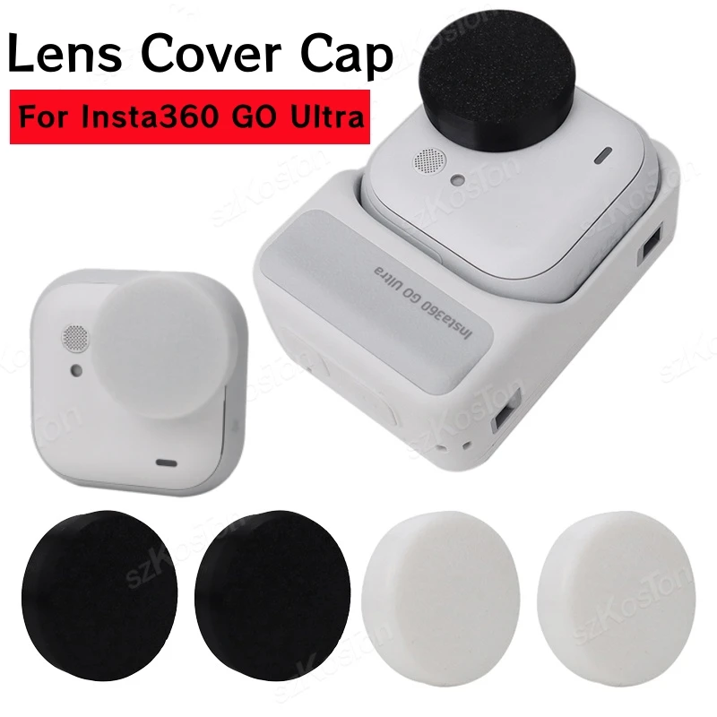 Silikon-Objektivabdeckkappe für Insta360 GO Ultra, kratzfest, staubdicht, Objektivschutzhülle für Insta360 GO Ultra, Zubehör