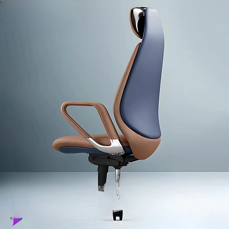 Computer chair Home comfortable sedentary boss cowhide office chair