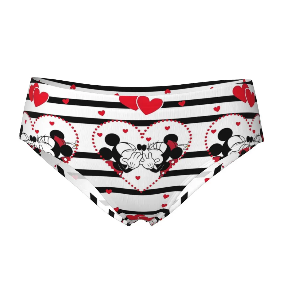 

Minnie Mouse Cartoon Mickey Women's Underwear Brief Cute Ladies Panties Briefs
