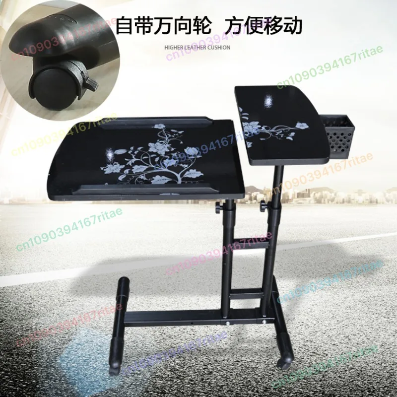 

Portable Tattoo Workstation with Adjustable Table, Dual Surface Design, Iron and High-Density Board, Impact-Resistant