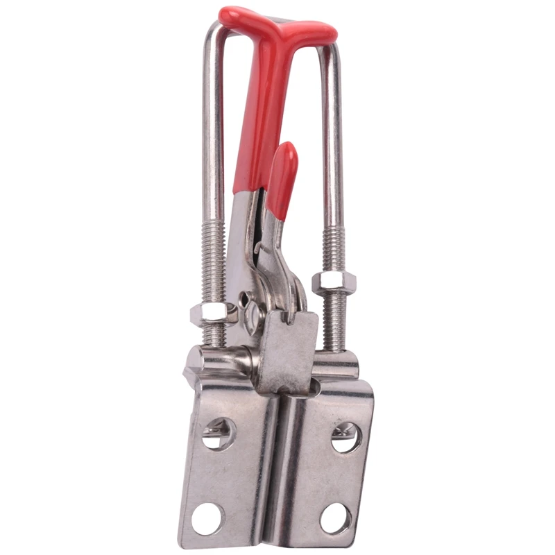 2-Pack 2000Lbs Capacity Heavy Duty Adjustable Latch U Bolt Self-Lock Toggle Clamp