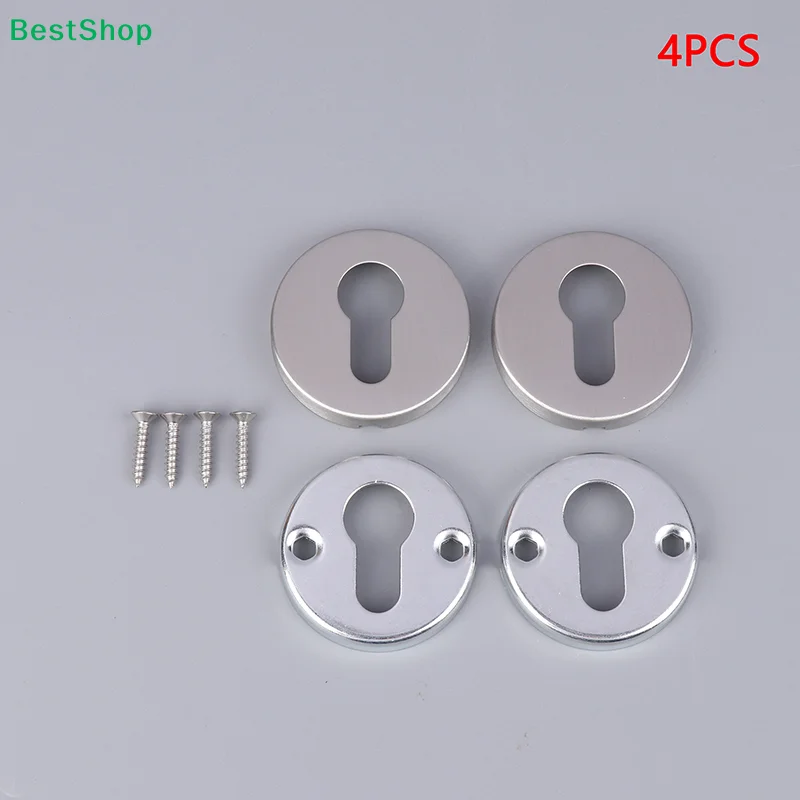 ★304 Keyhole Cover Lock Cylinder Escutcheon Accessories Round Stainless Steel Corrosion Covers Set Hardware Lock Accessories