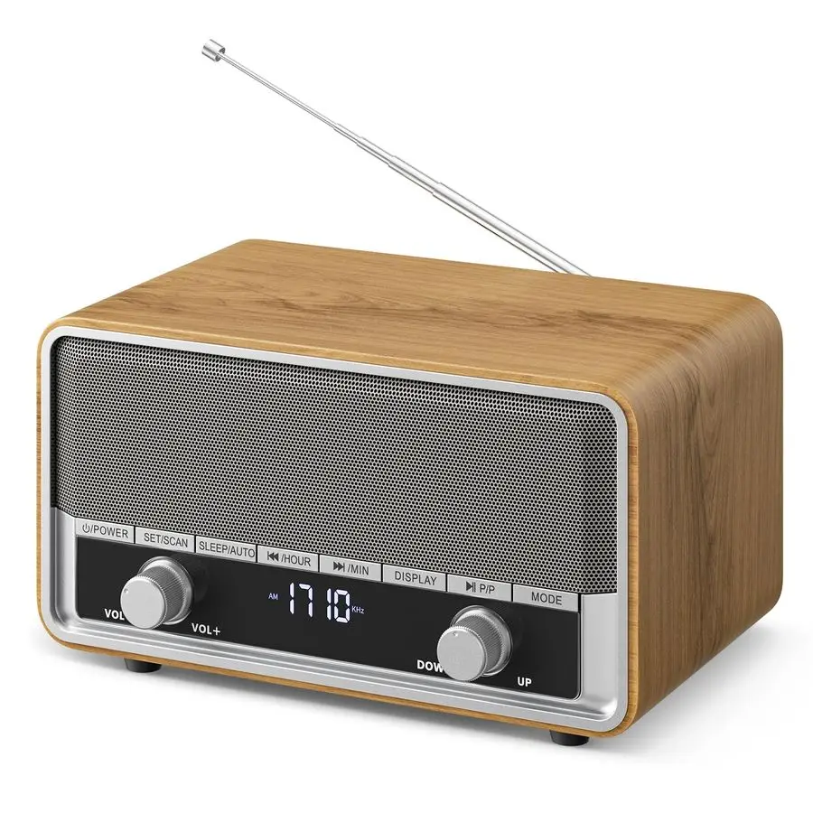 Wood Am Fm Bluetoot…