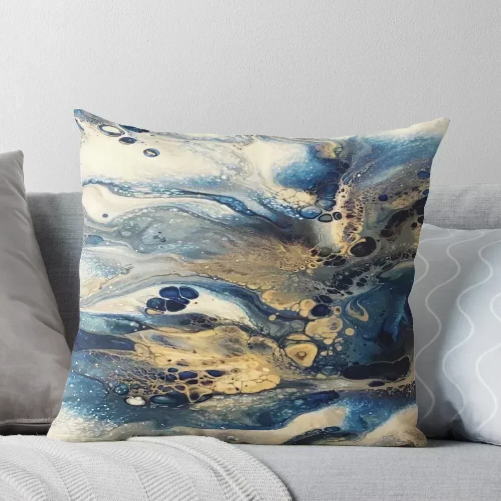 

Royal Blue Gold Throw Pillow Couch Pillows Cushions For Children pillows decor home pillow