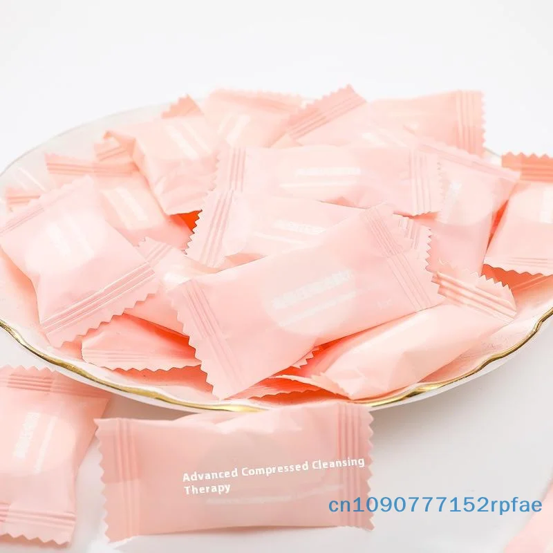 20/50 Pcs Mini Compressed Towel Disposable Capsules Towels Magic Face Care Tablet Outdoor Travel Cloth Wipes Paper Tissue view 5