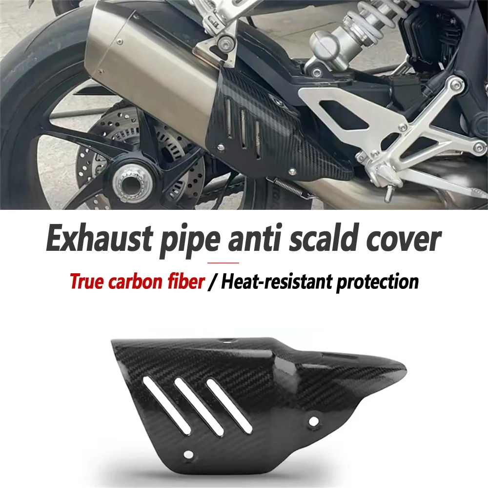 For CFMOTO 450SR 450NK exhaust pipe cover SR450 NK450 For Akrapovic exhaust pipe anti scald insulation board/protective cover