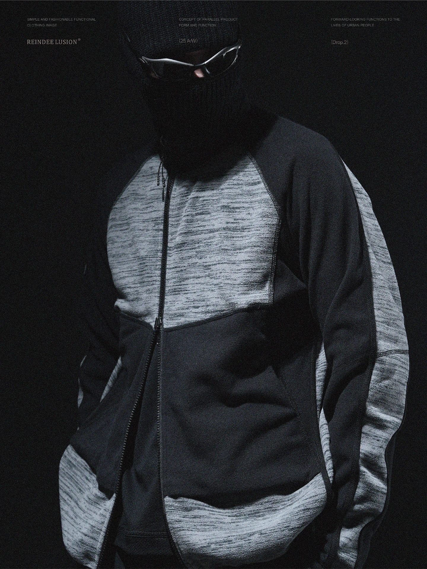 REINDEE LUSION 252 POLARTEC / PRIMALOFT Fleece سترة داخلية مزدوجة الجوانب URBANOUTDOOR Techwear #5