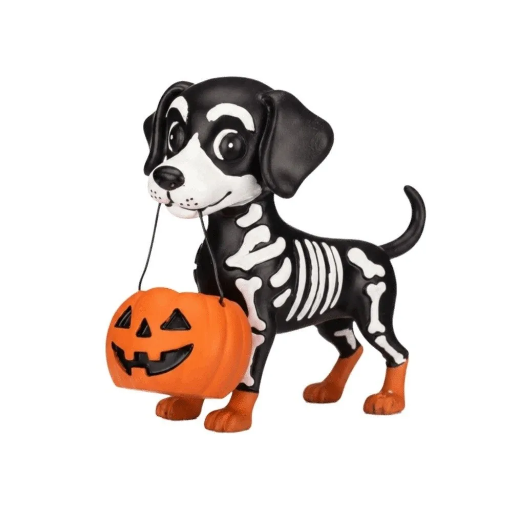 Cute Design Ghost Figurine Pumpkin Mini Size Halloween Decor Vibrant Colors Fine Craftsmanship Resin Ornament Room Table