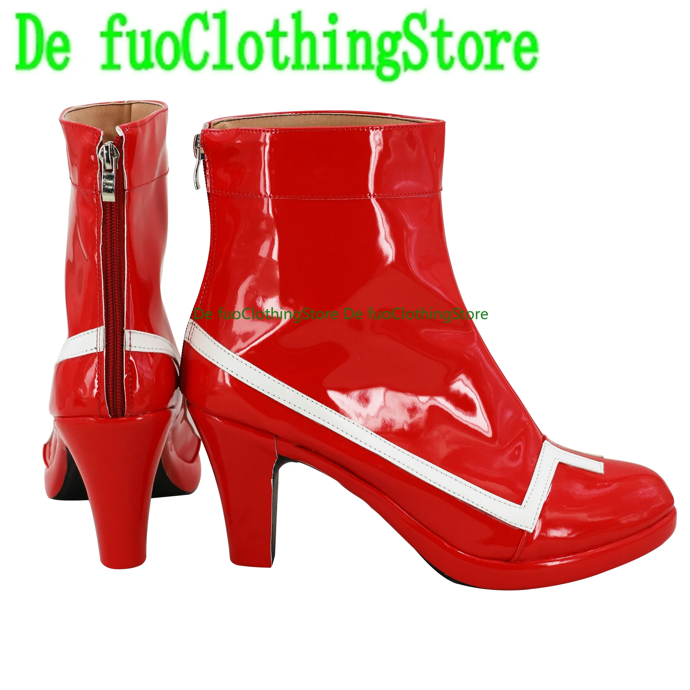 هالوين 002 حبيبي في فرانكس صفر اثنين رمز أحمر عالية الكعب تأثيري أحذية أحذية الكبار حفلة تأثيري حلي الملحقات