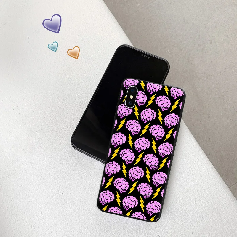 Fashion Colorful Tornado Lightning Silicone Soft Phone Cases Cover for Apple iphone 15 Pro Max 14 13 Plus 12 11 7 8 6 SE X XS XR