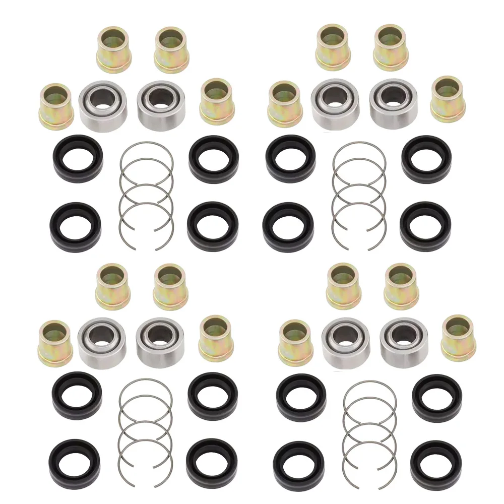 56pcs Front Upper Lower Left  Right A-Arm Bushing Pin Kit For Honda RX250X TRX300EX TRX400EX TRX450R