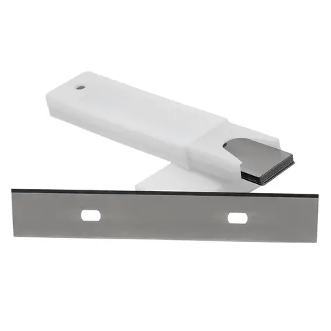 Bärbar rengöringsspade för glasgolvplattor, skrapa med 10 st blad, 7,87 x 4,13 tum, skrapaborttagare för glaskeramikhäll 10 best sales skrapblad - №3