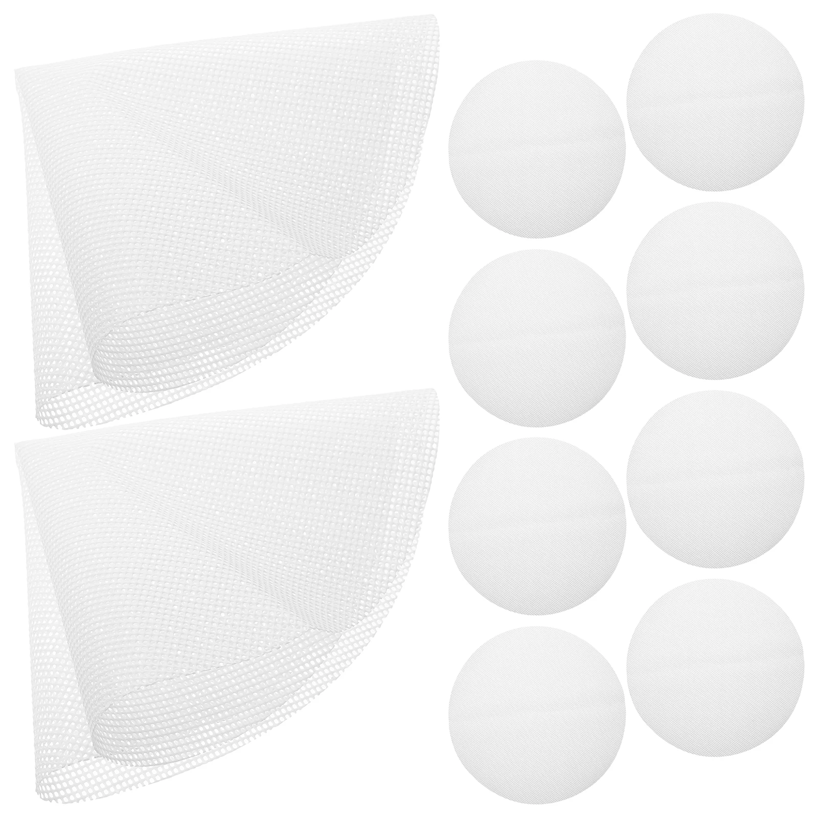 

12 Pcs Steamer Pad Silicone Round Non Stick Reusable Kitchen Mat for Dumpling Baking Cooking Food Grade High Temperature
