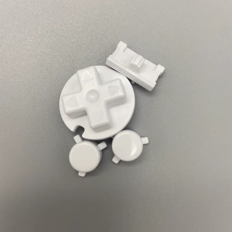 100 комплектов высококачественных красочных кнопок для Gameboy Pocket для GBP, кнопка включения и выключения AB, кнопки D, замена подушечек