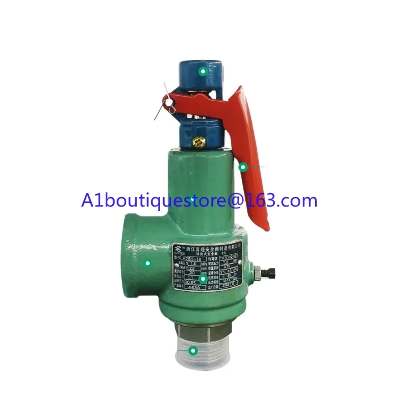 A28H-16 safety valve/air compressor/gas storage tank/steam boiler pressure relief valve/spring type full open type