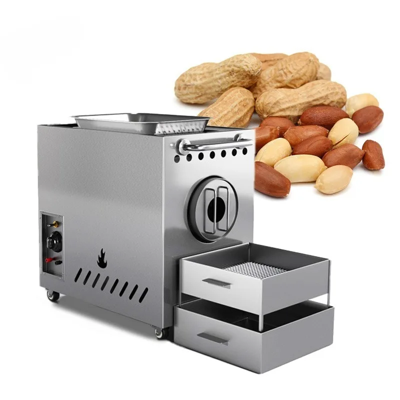 Peanut Groundnut Roaster Machine Salted Roasted Cashew Nut Processing Machine Sesame Roasting Machine 15 Kg