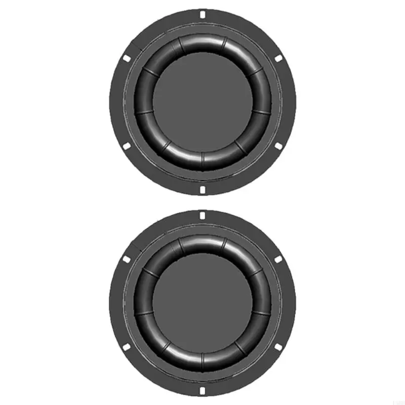 D5BB 6.5in/8in ลำโพงซับวูฟเฟอร์ไดอะแฟรมวูฟเฟอร์หม้อน้ำ Bass Passive ลำโพงสำหรับผู้ที่ชื่นชอบดนตรี