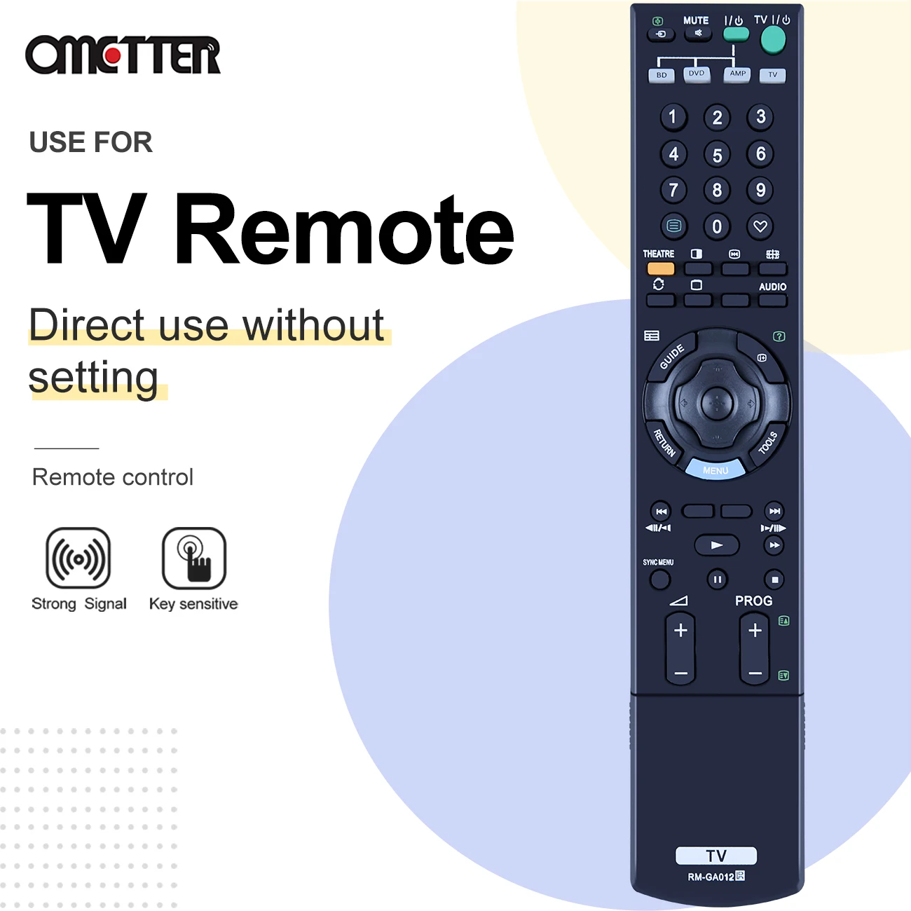 Nouvelle télécommande RM-GA012 adaptée à Sony TV, KLV-52Z450A KLV-46Z450A KLV-40Z450A