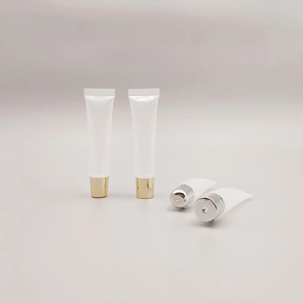 

25Pcs Plastic Lip Balm Containers Clear Empty Squeeze Tubes 15ml Leakproof Bottles Travel Lip Gloss Storage Essential