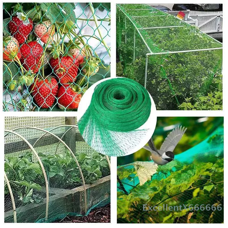 

Durable Green Mesh Net Plant Protection - Stops Birds, Deer & More – Stretchable Garden Fencing